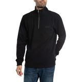 Superdry Dik Yaka Sweatshirt, XXL, M2013750A, Siyah, erkek