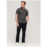 Superdry Düz Koyu Gri Erkek Polo T-Shirt M1110343A5XZ_CLASSIC PIQUE POLO