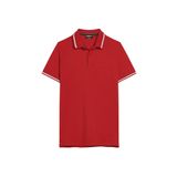 SUPERDRY Düz Polo T-Shirt, L, 5003135442, Kırmızı, Erkek