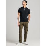 Superdry Düz Siyah Erkek Polo T-Shirt M1110343A02A_CLASSIC PIQUE POLO