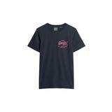 Superdry Erkek Neon Vl C1 baskılı tişört (M), Deniz Kuvvetleri Tutulması, S