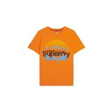 Superdry Erkek T-Shirt 5003135378, Turuncu, L