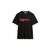 Superdry Erkek T-Shirt 5003215435, Siyah, S