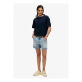 SUPERDRY İşlemeli Lacivert Kadın T-Shirt W1011702A