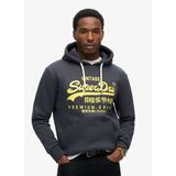 Superdry Kapüşon Yaka Lacivert Erkek Sweatshırt M2013704AAGT_NEON VL GRAPHIC HOODIE