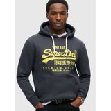 Superdry Kapüşon Yaka Siyah Erkek Sweatshırt M2013704A1BJ_NEON VL GRAPHIC HOODIE