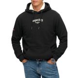 SUPERDRY Kapüşon Yaka Sweatshirt, L, 5003301434, Siyah, erkek