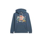 SUPERDRY Kapüşon Yaka Sweatshırt Tokyo VL Graphic Hoodi, S, 5003215472, Mavi, erkek
