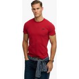 Superdry Kırmızı Erkek Logo Baskılı T-Shirt M1011245B-5OV Essentıal Logo Embtee