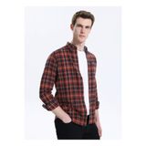 Superdry Kırmızı Erkek Regular Fit Kareli Gömlek M4011047A-H8O