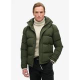 SUPERDRY Koyu Yeşil Erkek Mont M5011743A43E_EVEREST SHORT HOODED P
