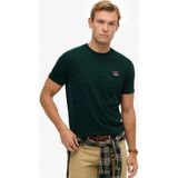 Superdry Lacivert Erkek Logo Baskılı T-Shirt - Yeşil - M