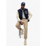 Superdry Lacivert Erkek Mont M5012037AGKV_VARSITY CHAIN STITCH B