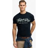 Superdry Lacivert Erkek Yazı Baskılı T-Shirt - XL