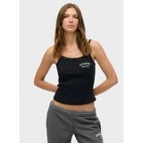 Superdry Lacivert Kadın Logo Baskılı Atlet W6012154A - M