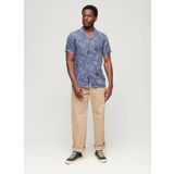 Superdry Normal Çok Renkli Desenli Erkek Gömlek M4010810A1WB_OPEN COLLAR PRINT LINE