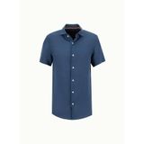 SUPERDRY Regular Fit Keten Gömlek, XL, 5003297733, Lacivert, Erkek