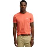 Superdry Turuncu Erkek Logo Baskılı T-Shirt M1011245M-YUG Essentıal Logo Embtee