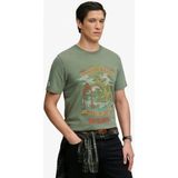 Superdry Yeşil Erkek Yazı Baskılı T-Shirt - 2XL