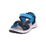 Superfit 000580 Criss Cross Lacivert Çocuk Sandalet, 8040 BLAU/TÜRKIS, 28