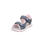 Superfit 009544 Pebbles Mavi Kız Çocuk Sandalet, 8000 BLAU/ROSA, 30