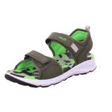 Superfit Criss Cross erkek çocuk sandaleti, Yeşil Açık Yeşil 7010, 34 EU
