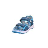 Superfit Erkek Çocuk Criss Cross Mavi Sandalet, 34, 382 000586F, 8010 BLAU/TÜRKIS, Erkek Çocuk