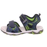 Superfit Erkek çocuk Mike 3.0 sandalet, Mavi Açık Yeşil 8040, 31 EU