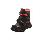 Superfit Husky1 Çizme Gore-Tex 1-000045 Kız Çocukları, Siyah Kırmızı 0020, 39 EU
