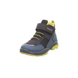 Superfit Kız ve Erkek Ankle Boots Jupiter, Çocuk Çizmesi, Genişlik: W V, Mavi Sarı 010, 32 EU Geniş