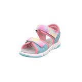 Superfit Pebbles Sandalet 1-009540 Kız Çocuk, Açık yeşil pembe 7510, 33 EU