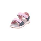 Superfit Pebbles Sandalet 1-009540 Kız Çocuk, Mavi pembe 8010., 35 EU