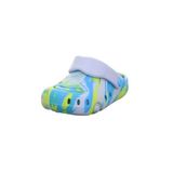 Superfit Splash C erkek çocuk sandaleti 1-000990 terlik, Turkuaz Yeşil 8400, 25 EU Geniş