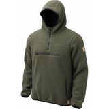 Superfly Kapüşonlu Yarım Fermuar Erkek Polar Sweatshirt SPF101222211632 - Haki