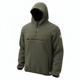 Superfly Kapüşonlu Yarım Fermuar Erkek Polar Sweatshirt Spf101222211632