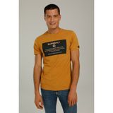 Superfly Men Tshırt Kahverengi Erkek T-Shirt 22575-38 - XL - Tarçın