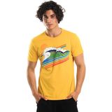 Superfly Men Tshırt Yellow Erkek T-Shirt 22576-25 - Sarı