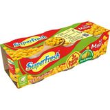 Superfresh Konserve Mısır (3×220 gr ) x 6 Adet Türkiye Menşeli Tatlı ve Taze Mısır Taneleri