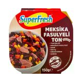 Superfresh Meksika Fasulyeli Ton Balığı Superfresh Meksika Fasulyeli Ton Balığı 150 g
