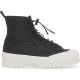 Superga 2644 Alpina Quilted Nylon Kadın Ayakkabı - Siyah-Antrasit