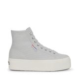 Superga 2708 Hi Top Gri Gümüş Kadın Spor Ayakkabı
