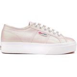 Superga 2740 Platform Lame Beige Kadın Günlük Ayakkabı 2740-PLATFORM-LAME-BEIGE Bej 37,5