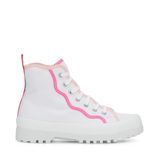 SUPERGA Kadın 2341 ALPINA CURLY BINDINGS Spor Ayakkabı, Beyaz, 37 EU