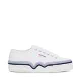 SUPERGA Kadın 2740 LIQUIFY STRIPES Spor Ayakkabı, Beyaz, 38 EU