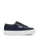 Superga Kadın 2740 MULTICOLOR BEADS Spor Ayakkabı, NAVY-MULTICOLOR BEADS-SP, 37 EU