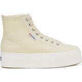 Superga S41273W Bej Kadın Yüksek Taban Sneaker