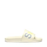Superga Unisex Yetişkin 1908 SLIDES POLYSOFT Spor Ayakkabı, BEIGE NATURAL-GREY LILLA LIME PINK-SP, 38 EU
