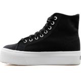 Superga Unisex Yetişkin 2708 HI TOP Ayakkabı, Black-FWhite-SP, 36 EU
