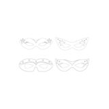 Superhero Girl Boyanabilir Maske 12 Adet