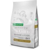 Superior Care Beyaz Tüylü Köpekler için Kuzulu Küçük Irk Köpek Maması 1,5kg